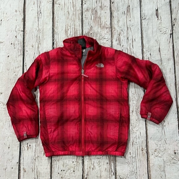 Girls The North Face Dark Pink SOFT Liner Puffy Jacket - Picture 1 of 8